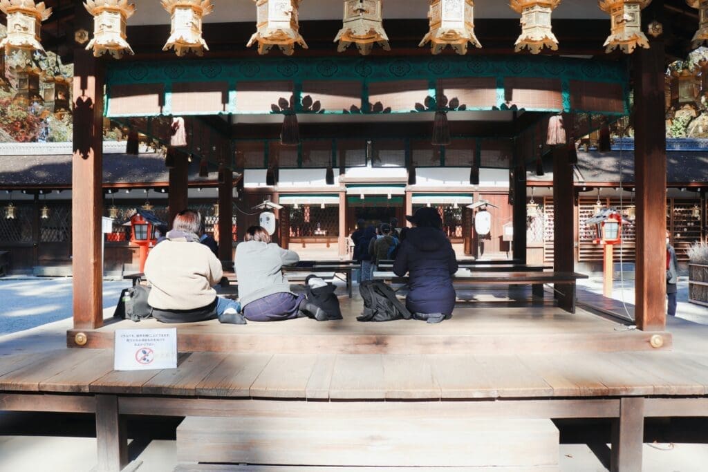 Drawing area at Kawai Shrine