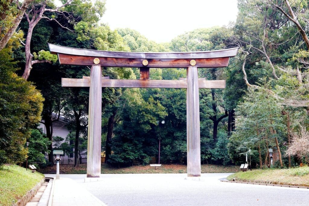 Meiji Jingu Shrine torii gate