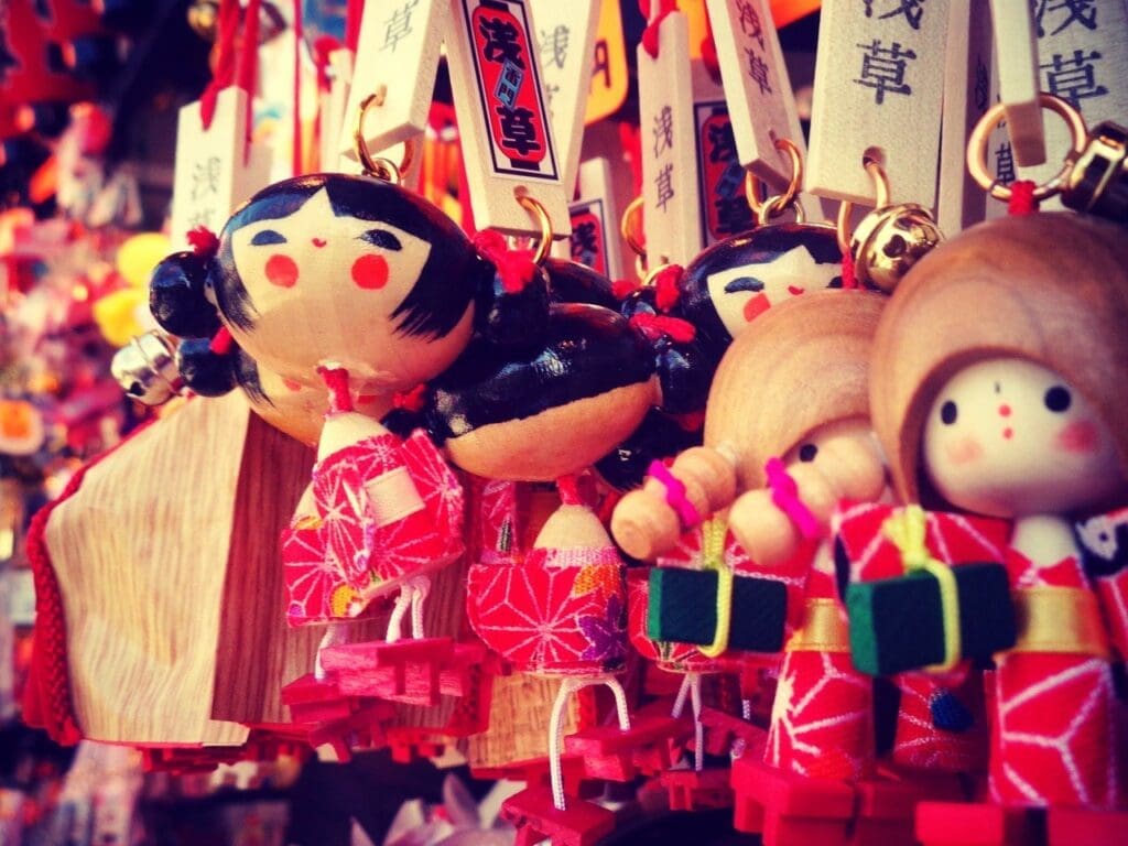 Trinkets at Nakamise Shopping Street