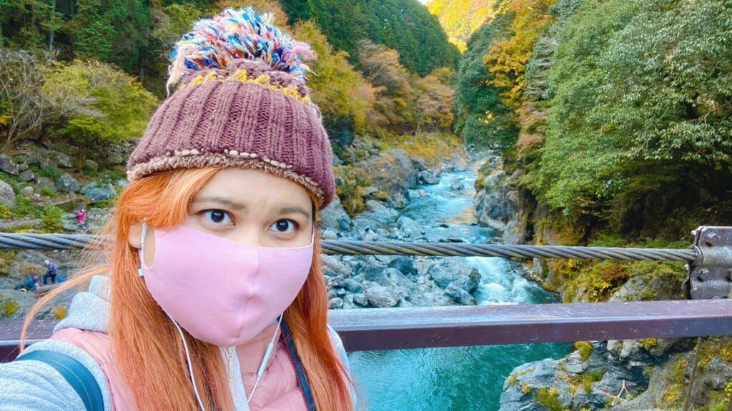 Hatonosu Valley selfie