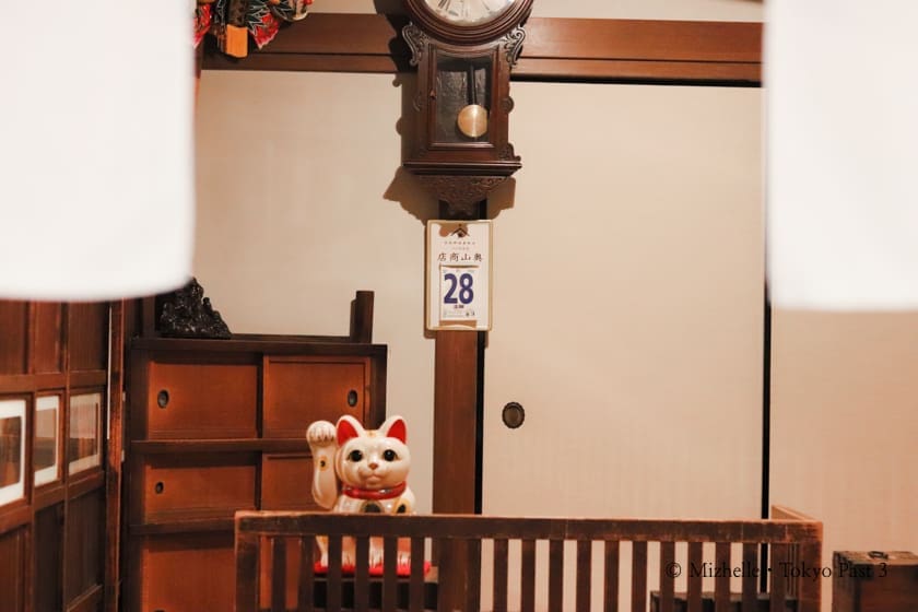 The inside of a house with a maneki neko (lucky cat) - Shitamachi Museum