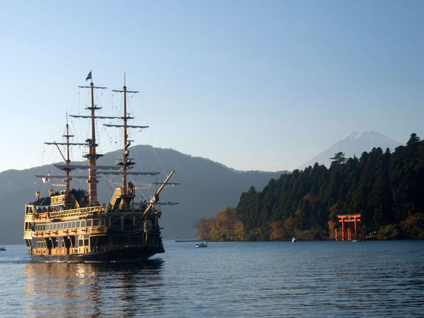 Lake Ashi Cruise on a Pirate Ship