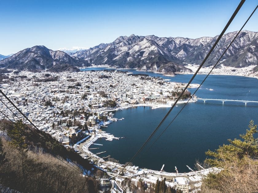 View from Mt Fuji Panoramic Ropeway